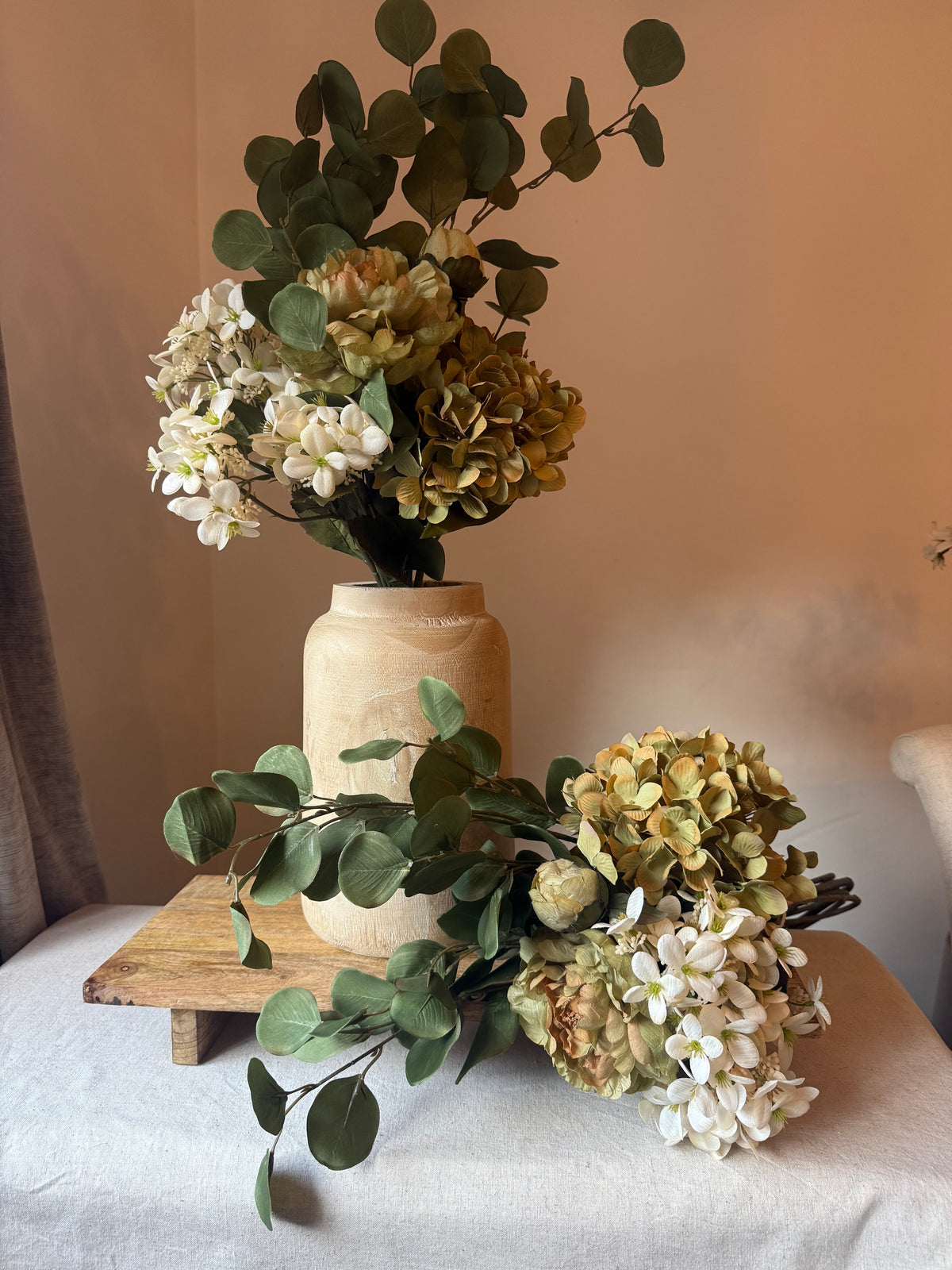 Luxury Faux Hydrangea & Peony Bouquet