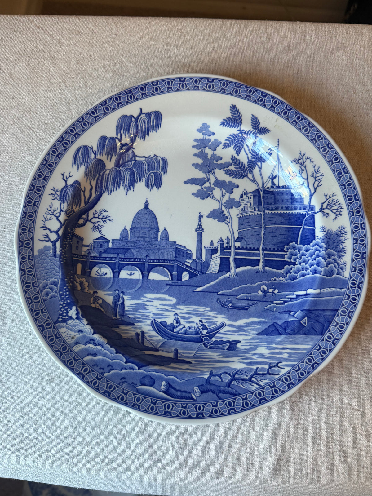 Set of 6 Spode Blue Room Collection Plates | Made in England | Collector’s Display Set
