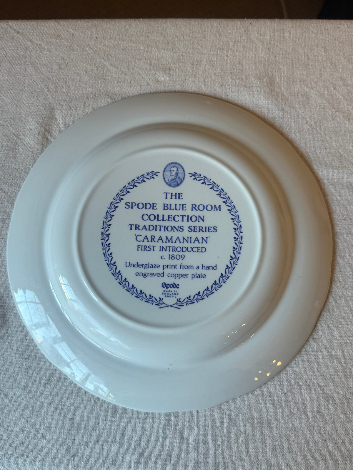 Set of 6 Spode Blue Room Collection Plates | Made in England | Collector’s Display Set