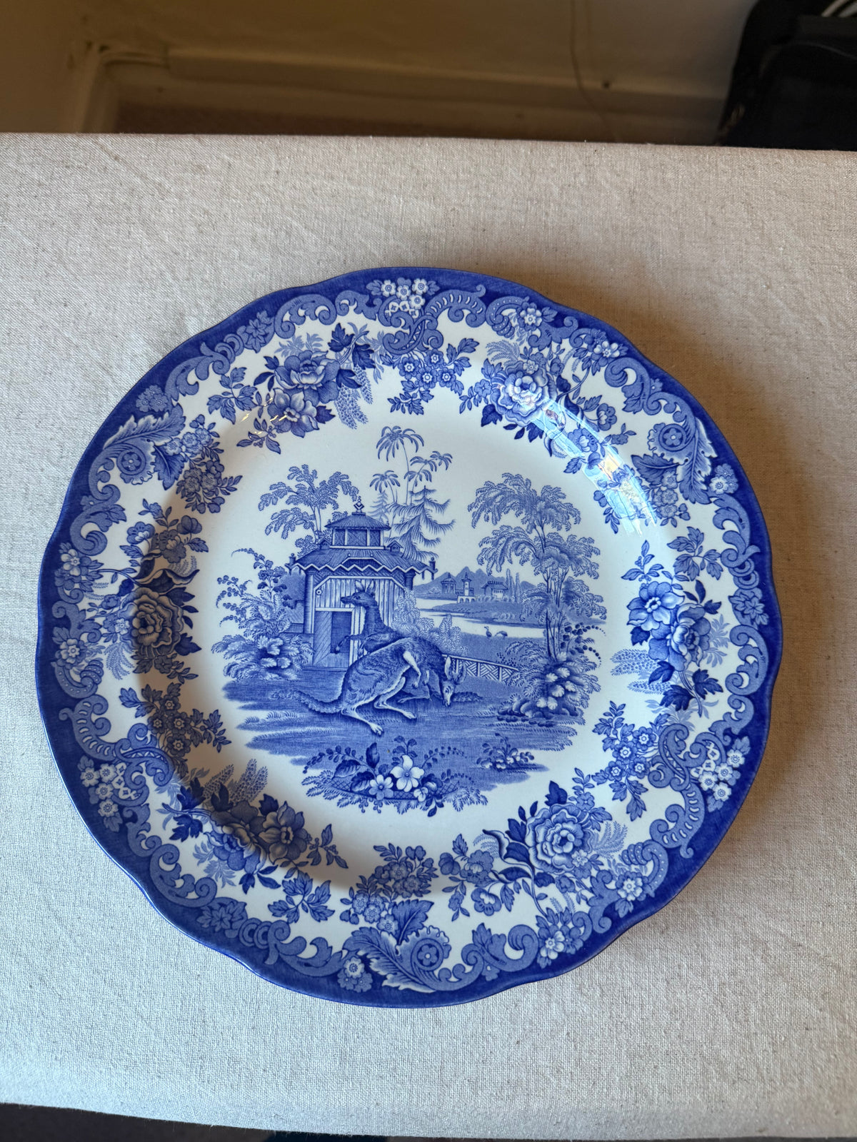 Set of 6 Spode Blue Room Collection Plates | Made in England | Collector’s Display Set