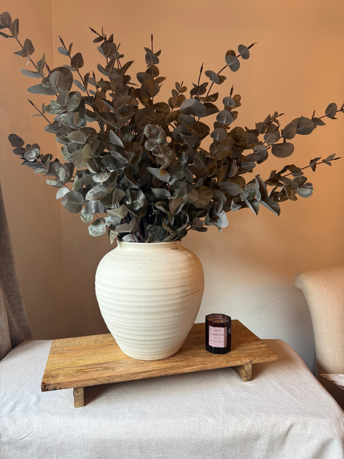 Realistic Faux Eucalyptus Stem