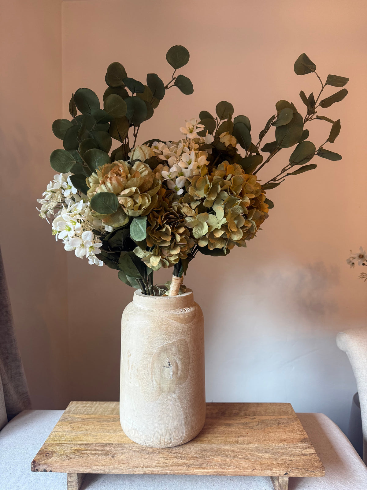 Luxury Faux Hydrangea & Peony Bouquet